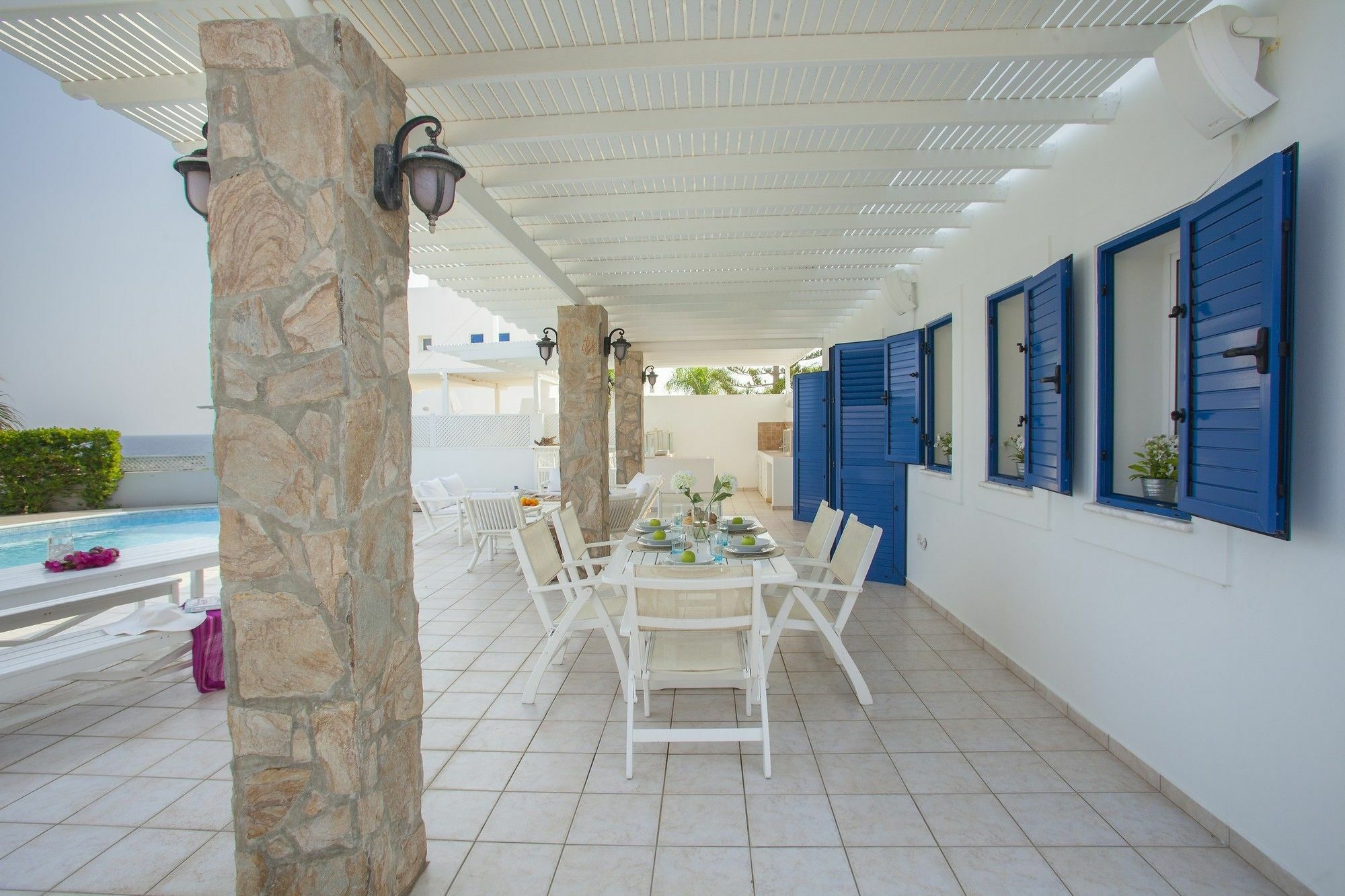 Mimoza Seafront Villa プロタラス エクステリア 写真