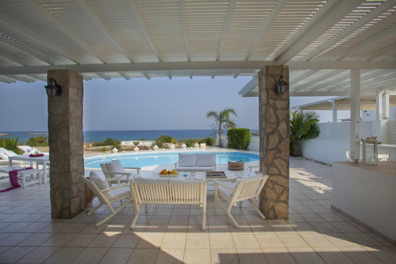 Mimoza Seafront Villa プロタラス エクステリア 写真