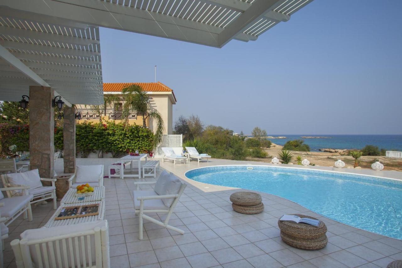 Mimoza Seafront Villa プロタラス エクステリア 写真