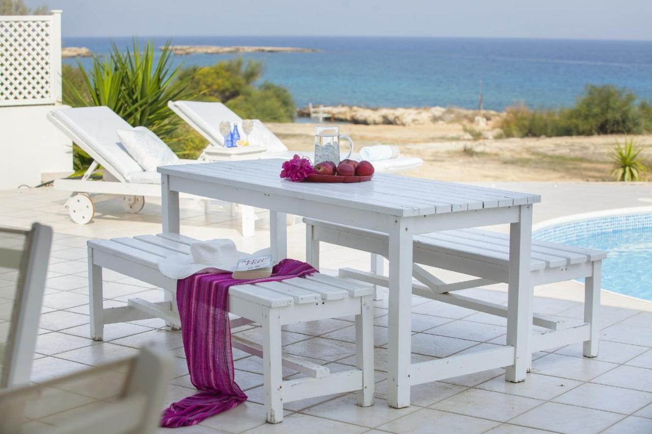 Mimoza Seafront Villa プロタラス エクステリア 写真